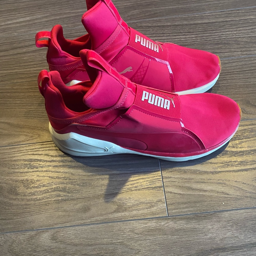 New Pink Puma Fierce mid sneakers 8